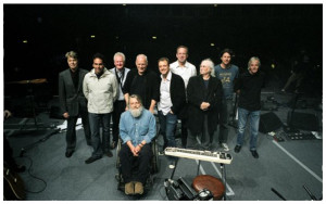 David Bowie, Jon Carin, Dick Parry, Robert Wyatt, David Gilmour, Guy Pratt, Phil Manzanera, David Crosby, Steve DiStanislao, Richard Wright.